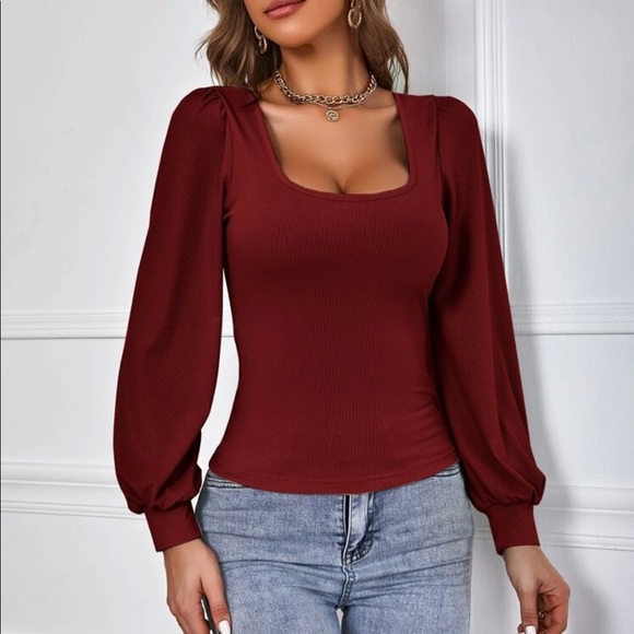 Bishop sleeve blouse black - Picture 16 of 16